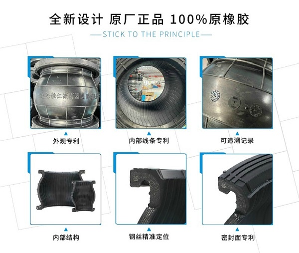 吕梁10公斤单球法兰端橡胶接头更多型号